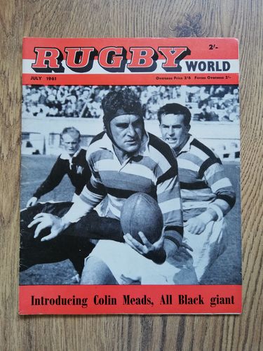 'Rugby World' Volume 1 Number 10 : July 1961 Magazine