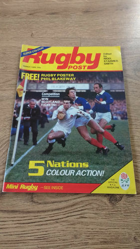 'Rugby Post' Magazine : March 1985