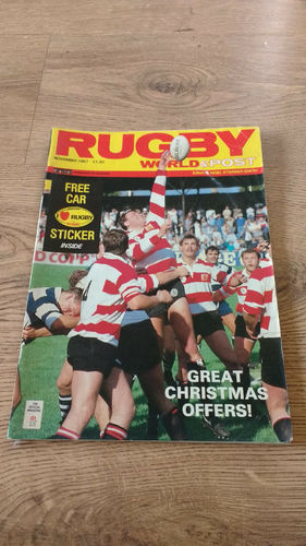 'Rugby World & Post' Magazine : November 1987