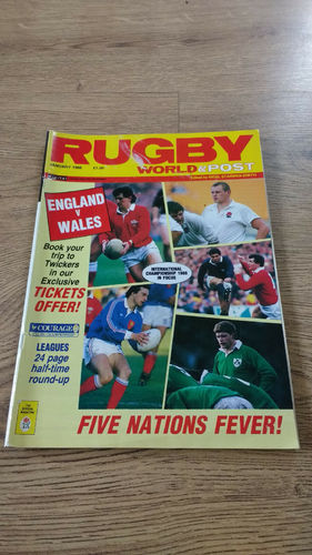 'Rugby World & Post' Magazine : January 1988