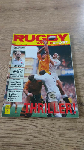 'Rugby World & Post' Magazine : December 1988