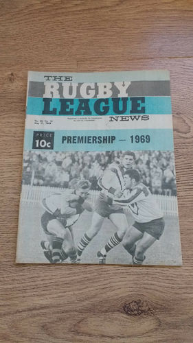 'The Rugby League News' Magazine (New South Wales) Vol 50 No 16 : 11 May 1969