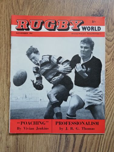 'Rugby World' Volume 1 Number 14 : November 1961 Magazine