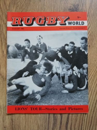 'Rugby World' Volume 2 Number 8 : August 1962 Magazine