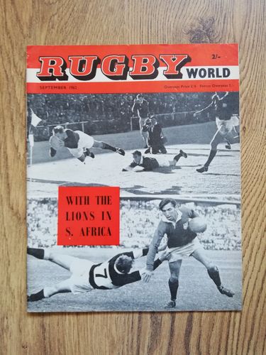 'Rugby World' Volume 2 Number 9 : September 1962 Magazine