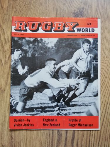 'Rugby World' Volume 3 Number 7 : July 1963 Magazine
