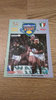 South Africa v Italy 2001 Rugby Programme