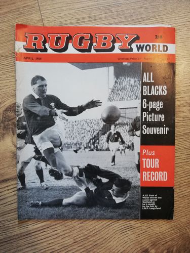 'Rugby World' Volume 4 Number 4 : April 1964 Magazine