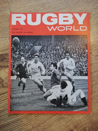 'Rugby World' Volume 5 Number 11 : November 1965 Magazine