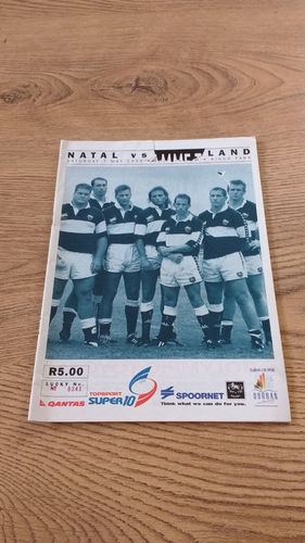 Natal v Auckland May 1994 Rugby Programme