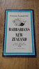 Barbarians v New Zealand 1954 Rugby Programme