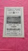 Cardiff v Barbarians 1961 Rugby Programme