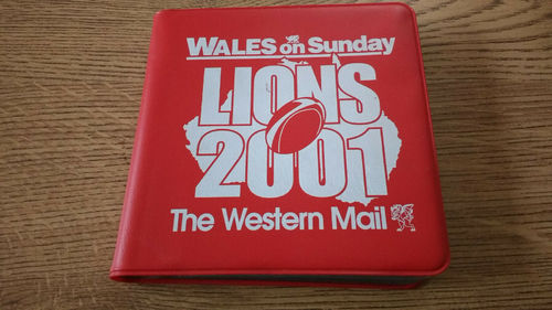 'Lions 2001' Wales on Sunday Player Profile Rugby Cards & Album