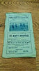 Bedford v St Mary's Hospital Oct 1936 Rugby Programme