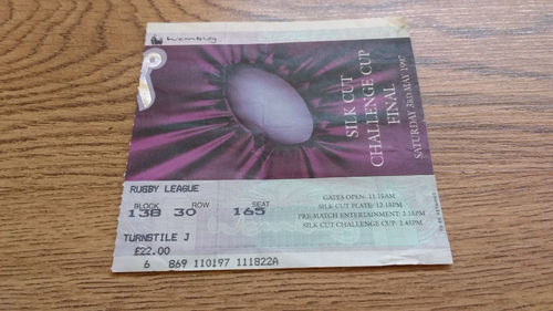 Bradford v St Helens 1997 Challenge Cup Final Rugby League Ticket