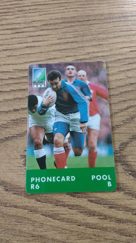 Rugby World Cup 1995 Pool B R6 Used Phonecard