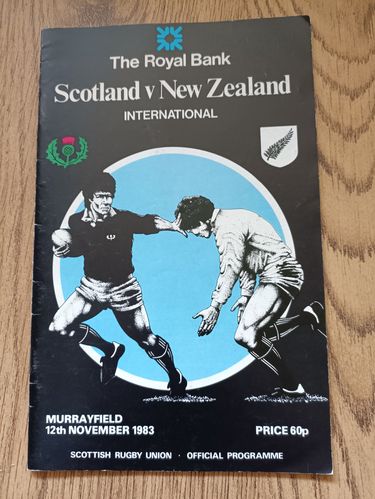 Scotland v New Zealand Nov 1983