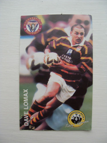 Dave Lomax - Huddersfield Rugby League Trading Card