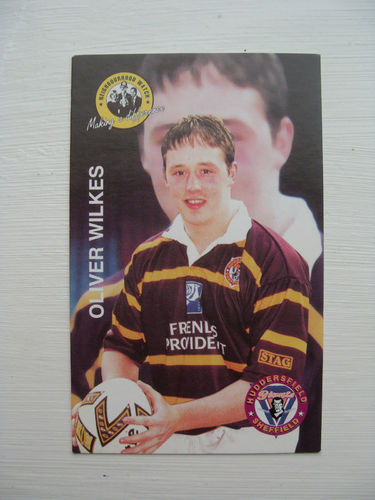 Oliver Wilkes - Huddersfield Rugby League Trading Card