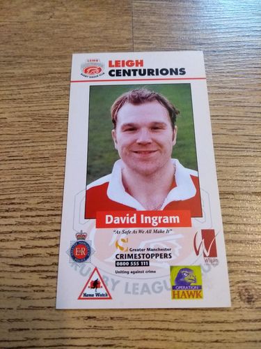David Ingram - Leigh Rugby League Trading Card