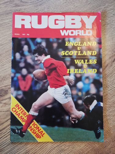 'Rugby World' Volume 21 Number 3 : March 1981 Magazine
