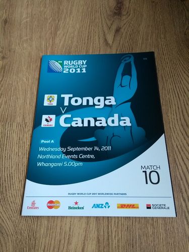 Tonga v Canada 2011