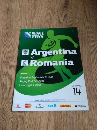 Argentina v Romania 2011