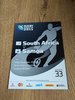 South Africa v Samoa 2011 Rugby World Cup Programme