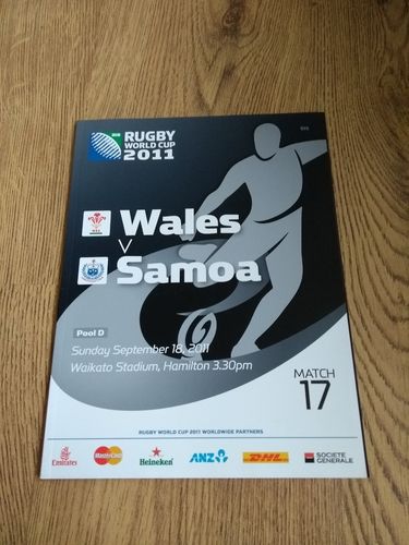 Wales v Samoa 2011