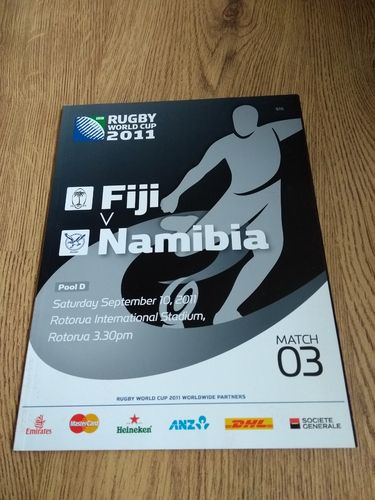 Fiji v Namibia 2011 Rugby World Cup Programme