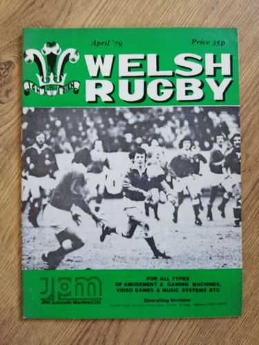 'Welsh Rugby' April 1979 Magazine