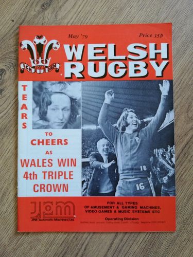 'Welsh Rugby' May 1979 Magazine
