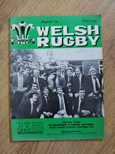 'Welsh Rugby' August 1979 Magazine