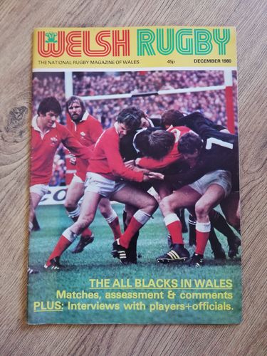 'Welsh Rugby' Magazine : December 1980