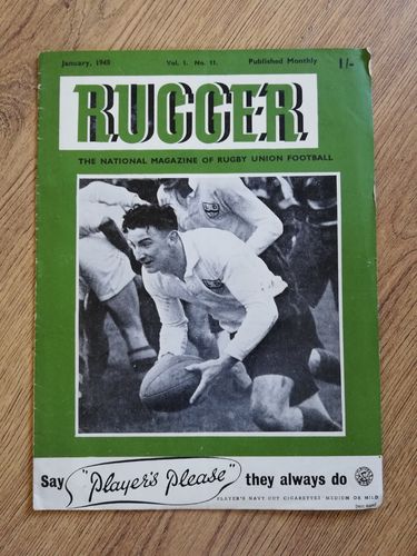 'Rugger' Volume 1 Number 11 : January 1948 Rugby Magazine