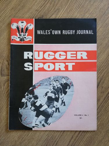 'Rugger Sport' Volume 4 Number 1 : September 1963 Rugby Magazine