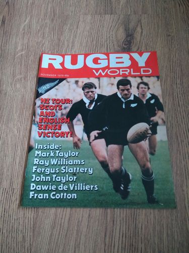 'Rugby World' Volume 19 Number 11 : November 1979 Magazine