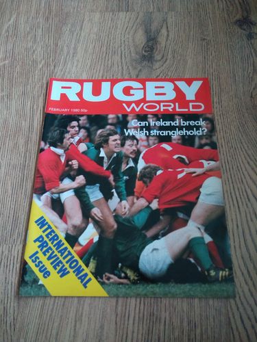 'Rugby World' Volume 20 Number 2 : February 1980 Magazine