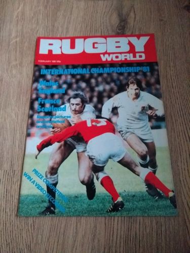 'Rugby World' Volume 21 Number 2 February 1981 Magazine