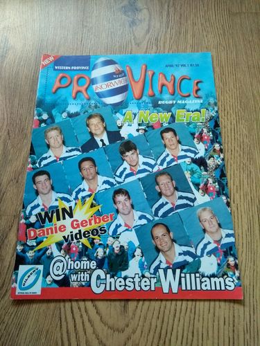 ' Province ' April 1997 Western Province Rugby Magazine
