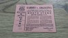 Cardiff v Argentina 1976 Rugby Ticket