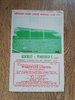 Keighley v Wakefield Oct 1964 Rugby League Programme