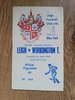 Leigh v Workington Town Apr 1969 Rugby League Programme