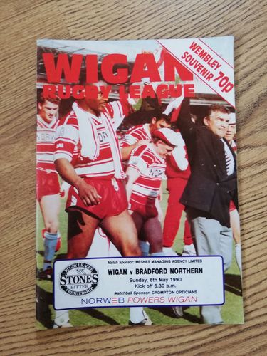 Wigan v Bradford Northern May 1990 Premiership Semi-Final