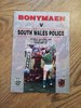 Bonymaen v South Wales Police Apr 1995 Rugby Programme