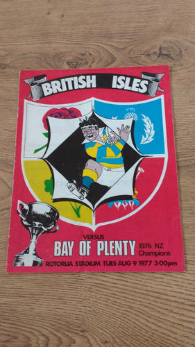 Bay of Plenty v British Lions 1977