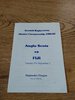 Anglo-Scots v Fiji Sept 1982 Programme