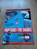 New South Wales Waratahs v The Sharks March 2002 Super 12 Rugby Programme
