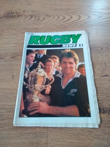 ' Rugby News ' July 1987 Rugby Magazine