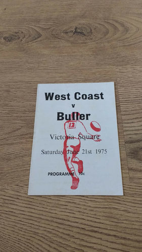 Buller v West Coast June 1975 Programme